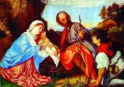 Tiziano: A Szent calád és egy pásztor